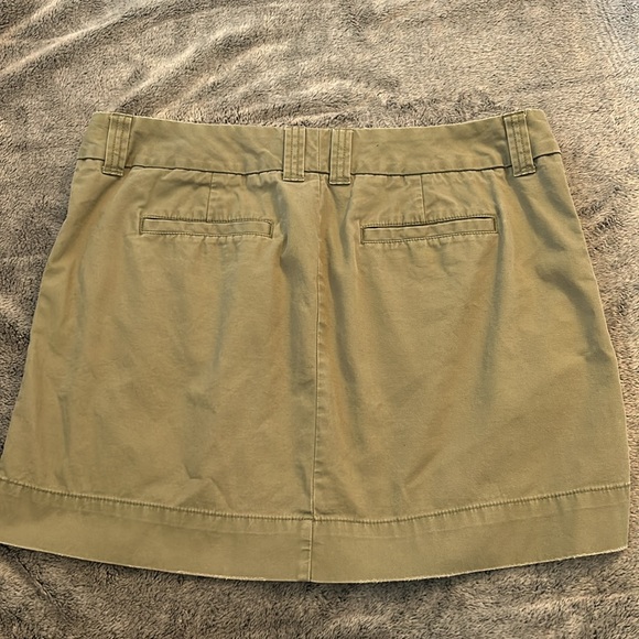 GAP Favorite Chino khaki green skirt size 10 - Picture 7 of 8